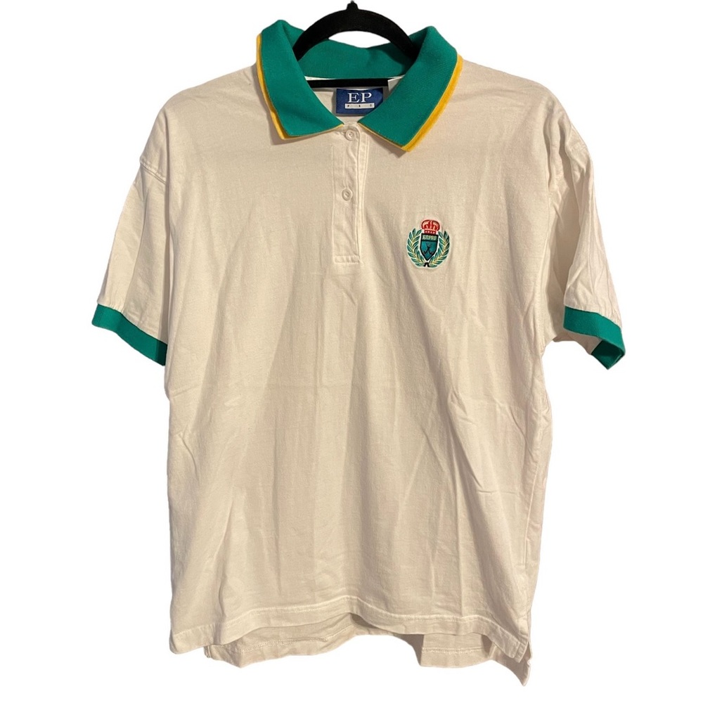Vintage 80’s/90’s Double Pop Color Men’s Polo Size L EP Pro *Preppy
